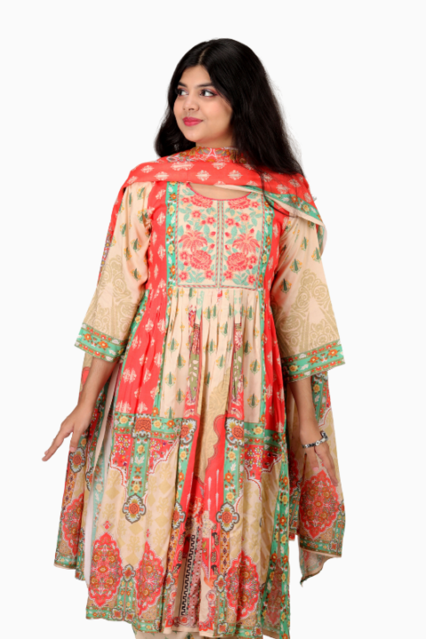 embroidered yellow salwar kameez