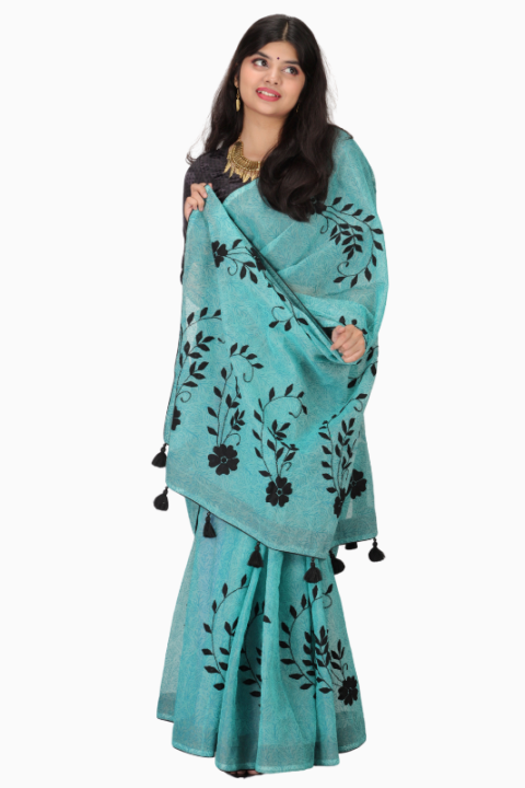 Handwork Cotton Saree for Women