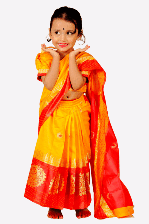 buy kids ready saree online