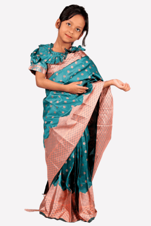 katan baby ready saree