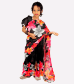 Kids Chanderi Silk Saree