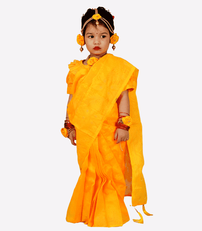 Untitled-design-2025-07-24T131203.809.png Sunny Yellow Nakful Jamdani Baby Ready Saree