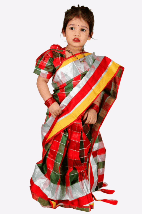 Kids Half Silk Saree