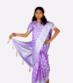 light purple baby ready saree