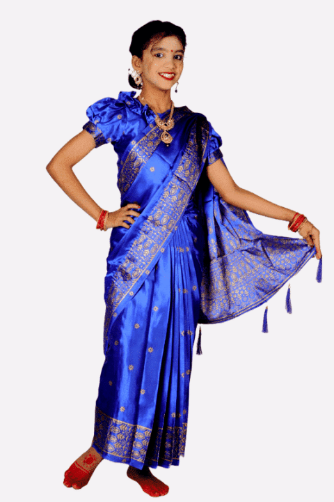 Japani Silk Saree for Kids