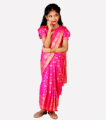 Rani Golapi Pankha Benarashi Baby Ready Saree