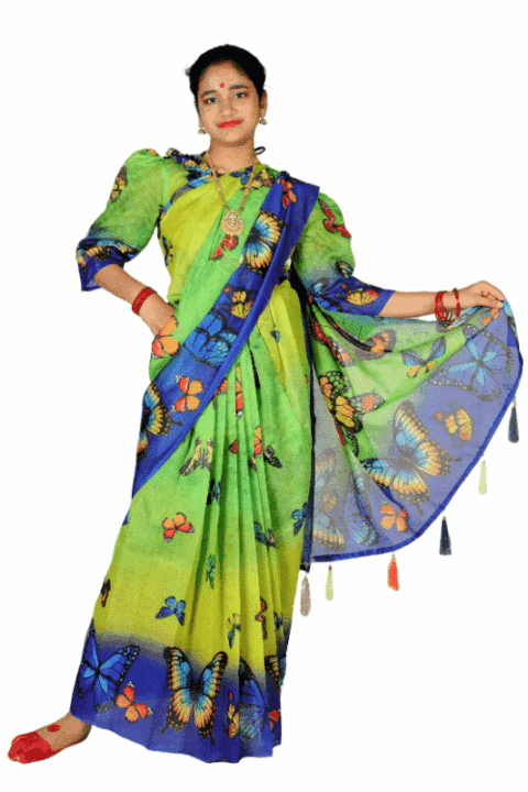 Easy to Wear Kids Saree
