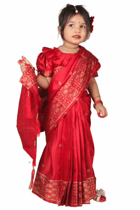 Kids Ready Saree