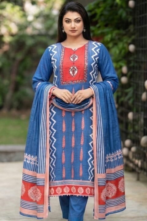 Hamam Chest Embroidery Salwar Kameez Set