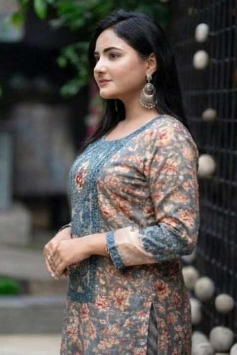 Nobina Digital Printed Embroidered Salwar Kameez