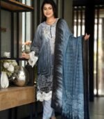 Blue Rose Embroidery Salwar Kameez
