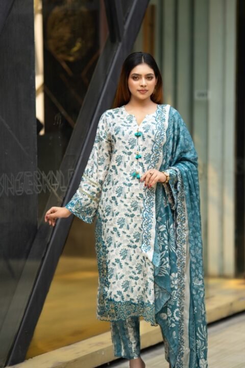 Lara Embroidery Cotton Salwar Kameez