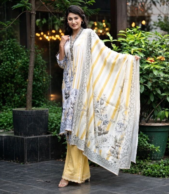 Ruli Embroidered Cotton Salwar Kameez Ruli Embroidered Cotton Salwar Kameez