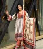 Sequence Embroidered Cotton Salwar Kameez