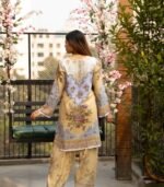 Butter Yellow Embroidered Cotton Salwar Kameez