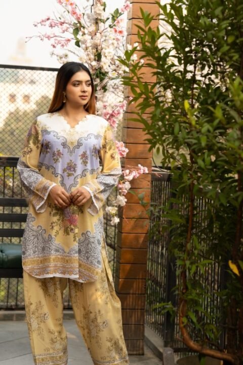Butter Yellow Salwar Kameez