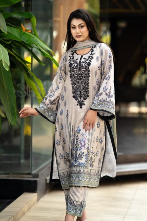 Noyon Tara Embroidered Cotton Salwar Kameez