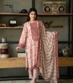 Gulzaar Mirror Embroidered Cotton Salwar Kameez