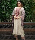 Jhumka Embroidered Cotton Salwar Kameez