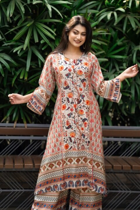 Mayori Embroidered Cotton Salwar Kameez