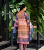 Multi Mirror Embroidered Cotton Salwar Kameez