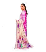 Soft Pink Pastel Floral Digital Printed Embroidered Unstitched Lawn 3 Piece Suit