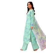 Turquoise Mint Unstitched Salwar Kameez