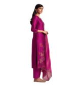 Royal Magenta Printed Lawn Unstitched Salwar Kameez