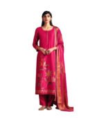Royal Fuchsia Unstitched Salwar Kameez