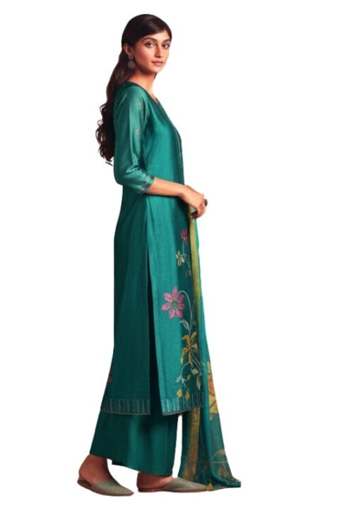 Lavender Mint Designer Lawn Unstitched Salwar Kameez