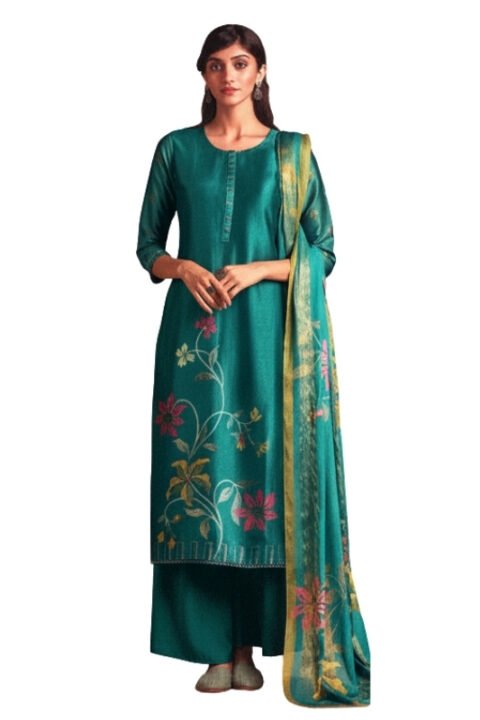 Lavender Mint Designer Lawn Unstitched Salwar Kameez