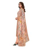Peach Blossom Printed Lawn Unstitched Salwar Kameez