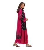 Crimson Pink Embroidered Lawn Unstitched Salwar Kameez