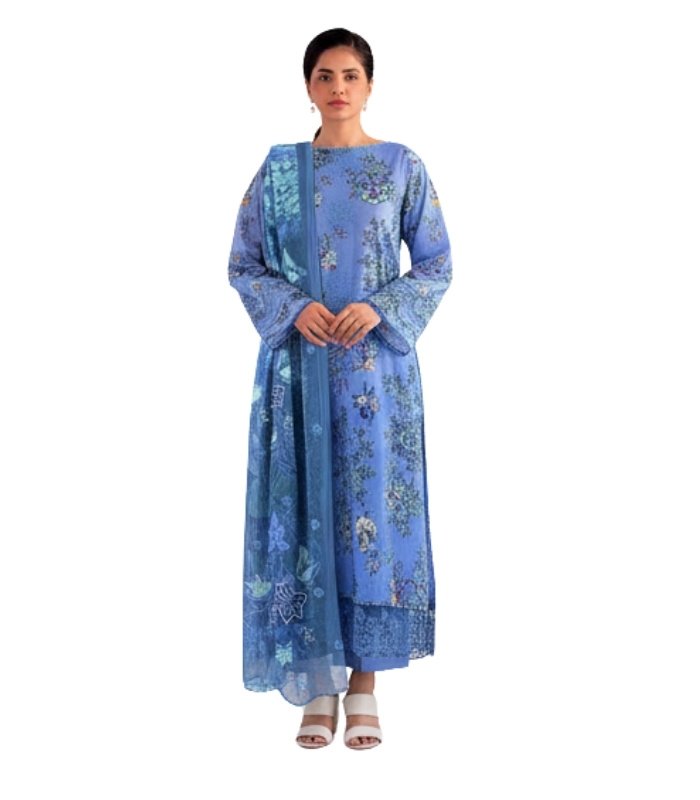 5806 Cool Blue Unstitched Salwar Kameez