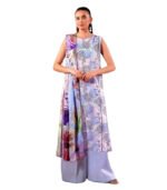 Premium Mint Aqua Botanical Digital Printed Salwar Kameez