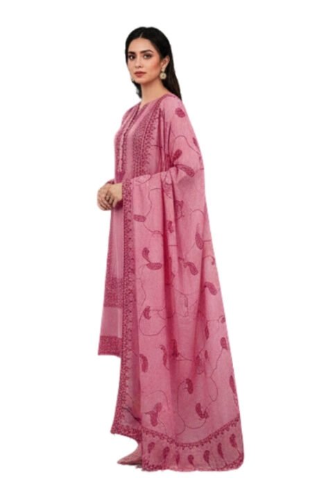 Soft Blush Pink Unstitched Salwar Kameez