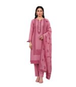 Soft Blush Pink Unstitched Salwar Kameez