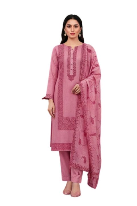 Soft Blush Pink Unstitched Salwar Kameez