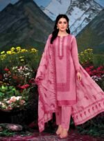 Soft Blush Pink Unstitched Salwar Kameez