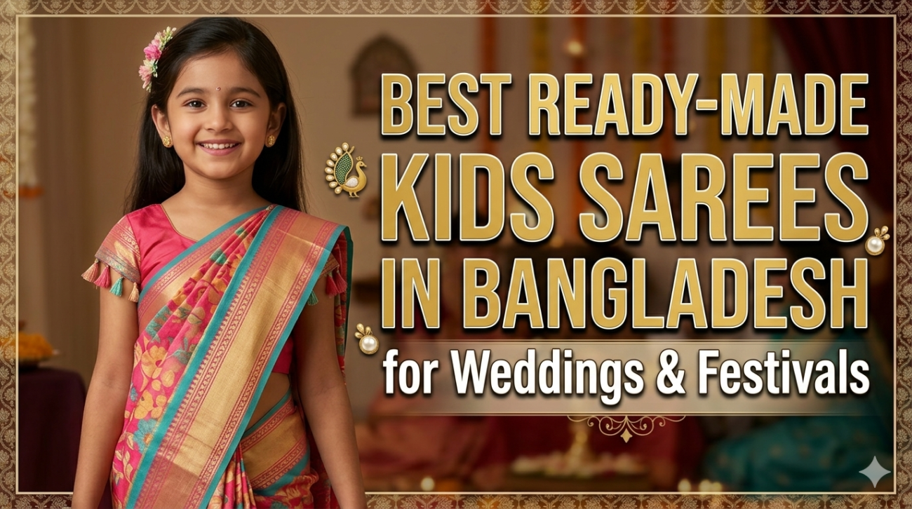 Best Ready-Made Kids Sarees in Bangladesh