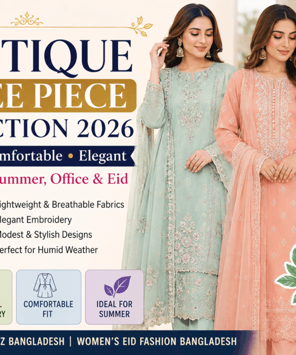 Latest boutique three piece collection