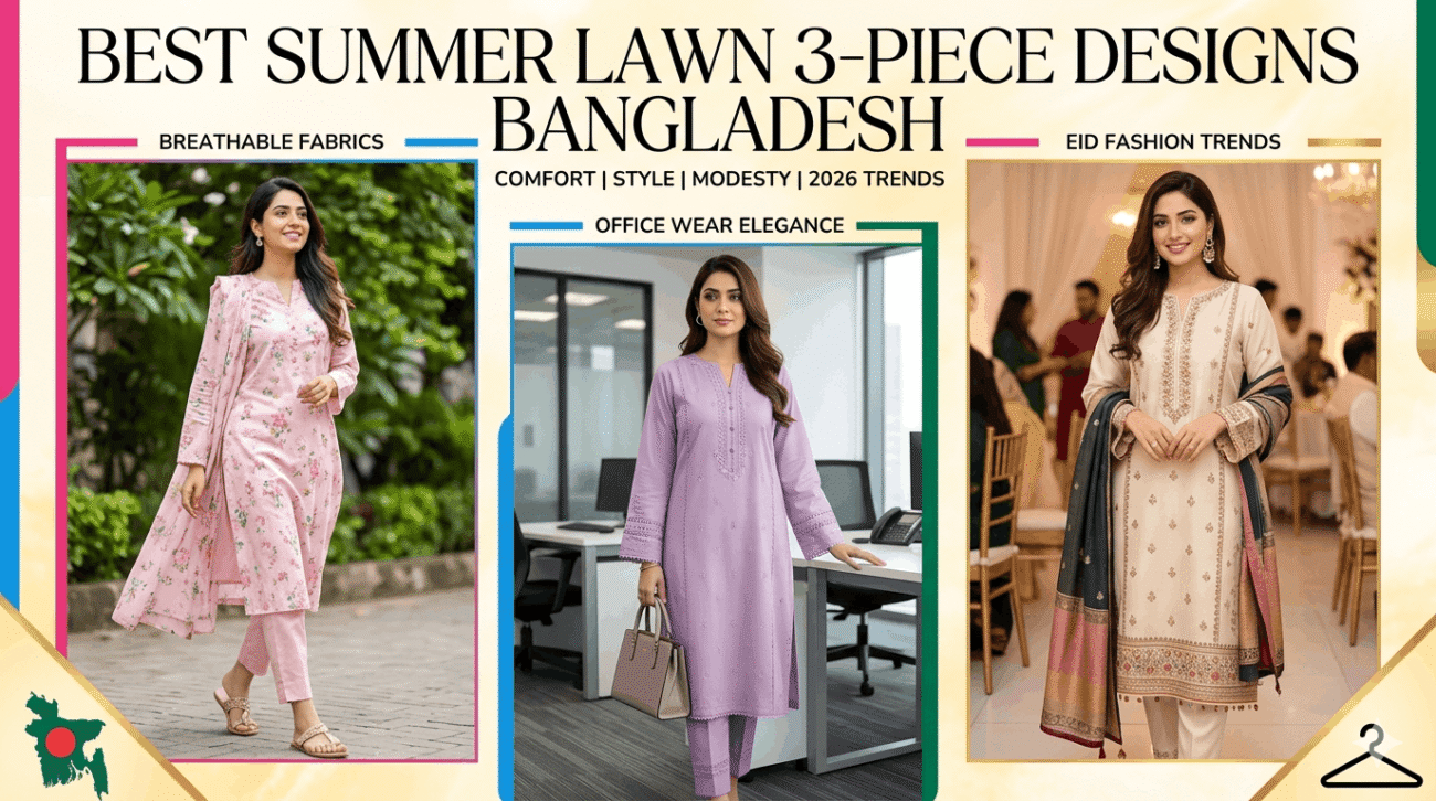 Top Summer Lawn 3-Piece Designs for Women
