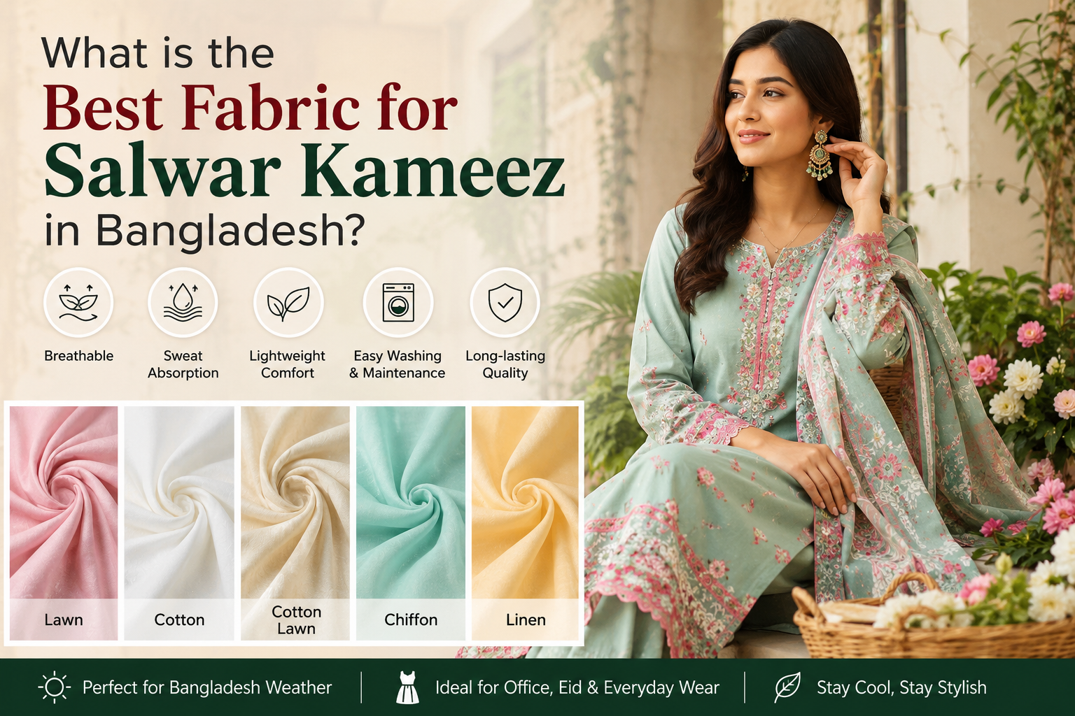 Best Fabric for Salwar Kameez in Bangladesh