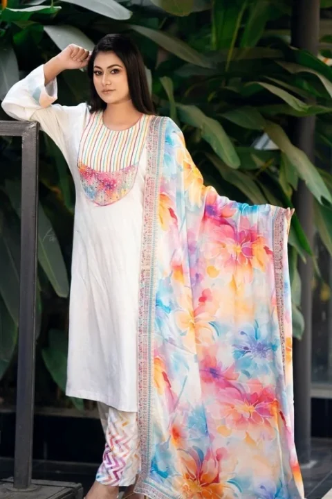 Rainbow Salwar Kameez