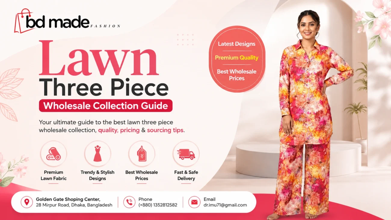 Lawn Three Piece Wholesale